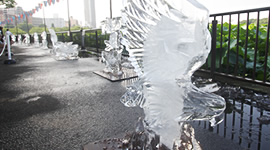 氷の彫刻